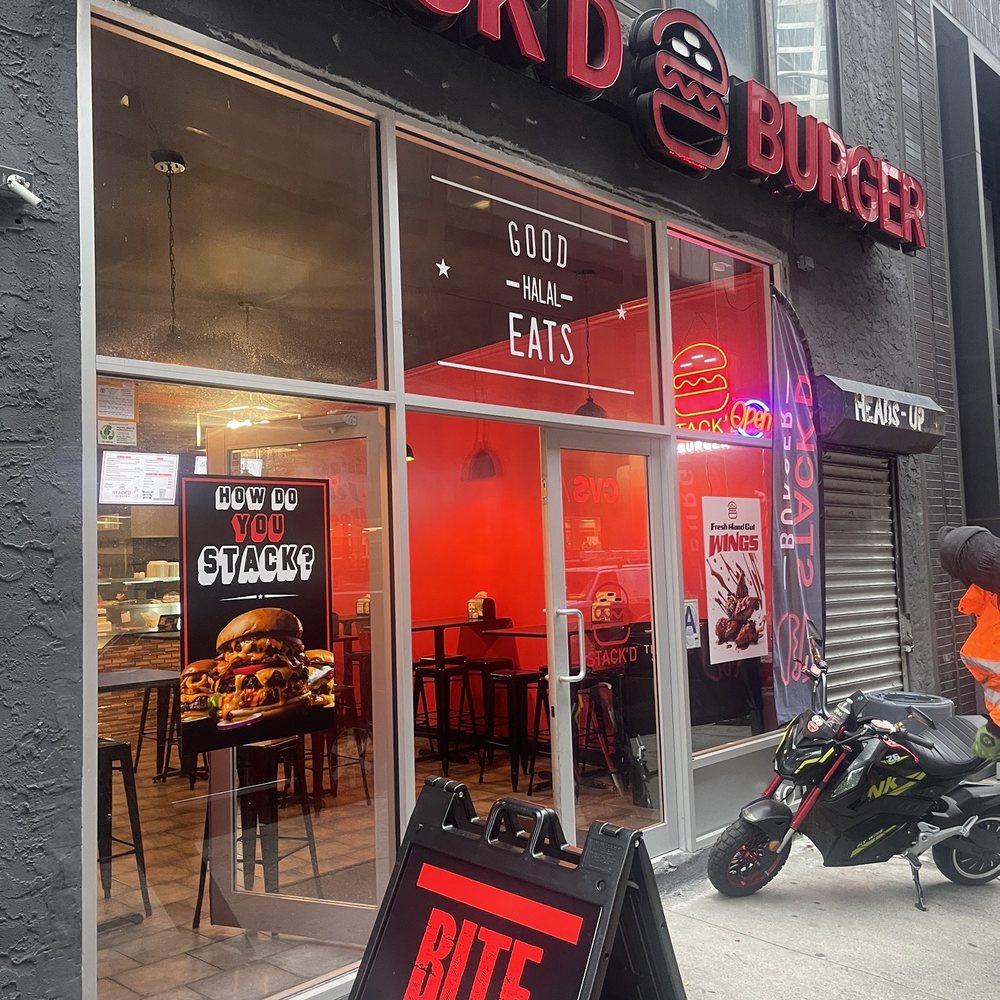 Stack'd Burger - Store front - Chicken Shop Near Me - Brooklyn, New York Stack'd Burger - Store front - Chicken Shop Near Me - Brooklyn, New York