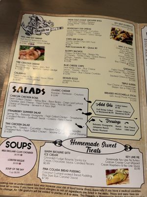 Menu photo 2 Sloppy Joe's Treasure Island, FL