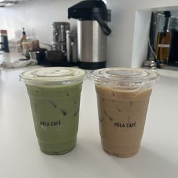Matcha Latte W/ Espresso Shot Matcha Latte W/ Espresso Shot