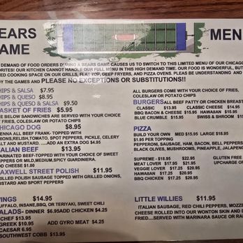 Wrigley's Chicago Bar & Grill - Bears Game Menu - Sports Bars Near Me - Golden, Colorado Wrigley's Chicago Bar & Grill - Bears Game Menu - Sports Bars Near Me - Golden, Colorado