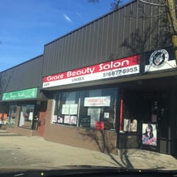 Grace Beauty Salon - Outside of the store.