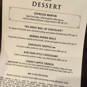 P.F. Chang's - Desserts! - Chinese Near Me - Wayne, New Jersey