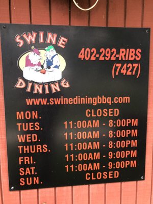 Menu photo 1 Swine Dining BBQ Bellevue, NE