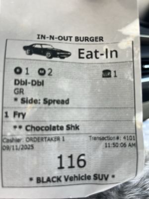 Menu photo 1 In-N-Out Burger Phoenix, AZ Menu photo 1 In-N-Out Burger Phoenix, AZ