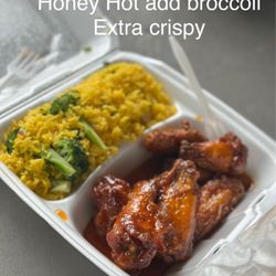 Hot honey wings the best flavor