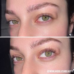 Wink and Blush Beauty - Lash lift and tint