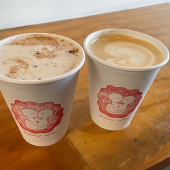 Dinosaur Coffee - These caffeine potions tasted fine, but the dinosaurs were hard to spot. - Coffee & Tea Near Me - Los Angeles, California
