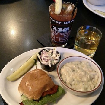 112 On Broadway - BLT special with bowl of wild rice and the side of coleslaw. - New American Near Me - Albert Lea, Minnesota