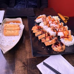505.Chicago Maki(6) 125.Japanese Crispy Spring Roll