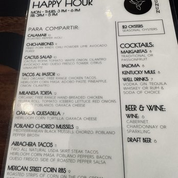 T'zunun - HH menu - Cocktail Bars Near Me - Pleasant Hill, California T'zunun - HH menu - Cocktail Bars Near Me - Pleasant Hill, California