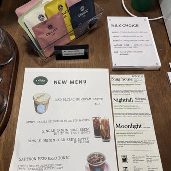 Olivia Coffee & Flower - Menu April '26 - Florists Near Me - Oakland, California Olivia Coffee & Flower - Menu April '26 - Florists Near Me - Oakland, California