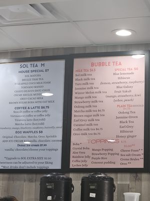 Menu photo 2 Sol Tea M Woodbridge, VA Menu photo 2 Sol Tea M Woodbridge, VA