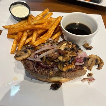Back Alley - Special: open faced prime rib sandwich and fries - Bowling Near Me - Bishop, California