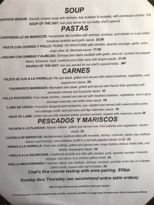 Menu photo 8 Bistro Mediterranean & Tapas Bar Westbrook, CT
