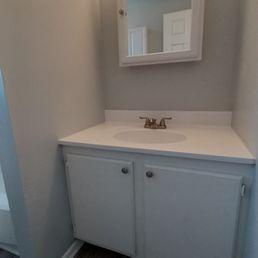 Heeby's vanity sink top fit like a charm.