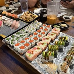 All you can eat sushi and nigiri