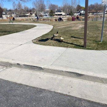 Willow Pond Park - walkway - Fishing Near Me - Murray, Utah