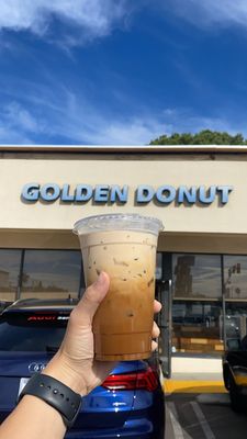 Photo of Golden Donut - San Diego, CA, US. Vietnamese coffee