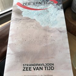 Strandpaviljoen Zee van Tijd - Speisekarte