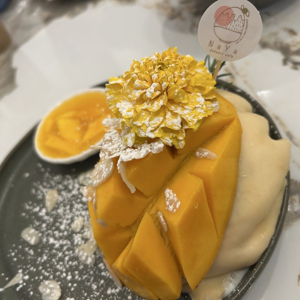 Naya Dessert Cafe - Mango sticky rice - Cafes Near Me - Davis, California Naya Dessert Cafe - Mango sticky rice - Cafes Near Me - Davis, California