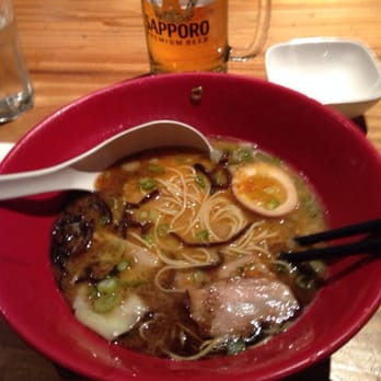 IPPUDO NY - Akamaru Modern with Boiled Egg. - Ramen Near Me - New York, New York IPPUDO NY - Akamaru Modern with Boiled Egg. - Ramen Near Me - New York, New York