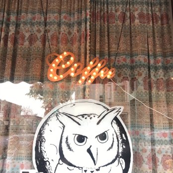 The Night Owl - Outside window - Coffee & Tea Near Me - Fullerton, California