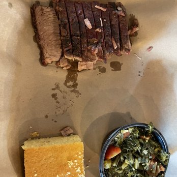 Mission BBQ - Brisket with kickin collards and cornbread - Barbeque Near Me - North Myrtle Beach, South Carolina Mission BBQ - Brisket with kickin collards and cornbread - Barbeque Near Me - North Myrtle Beach, South Carolina