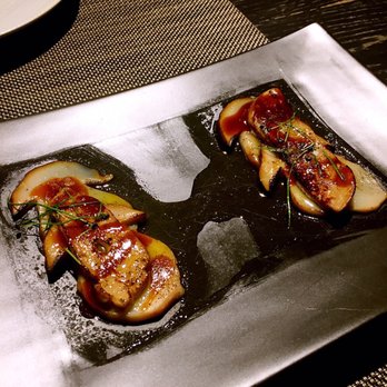 Espai Kru - 15th course - mushroom carpaccio top with foie - Seafood Near Me - Barcelona, B