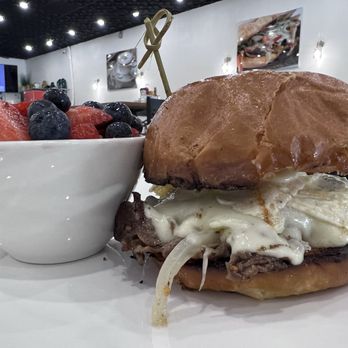 Live Fire Chefs - Ribeye and egg sandwich - Caterers Near Me - Ocala, Florida