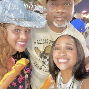 World Championship BBQ Cook-Off - We got our Corndogs! - Festivals Near Me - Houston, Texas