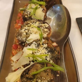 Lugano Ristorante - Stuffed mushrooms - Italian Near Me - Cary, North Carolina Lugano Ristorante - Stuffed mushrooms - Italian Near Me - Cary, North Carolina