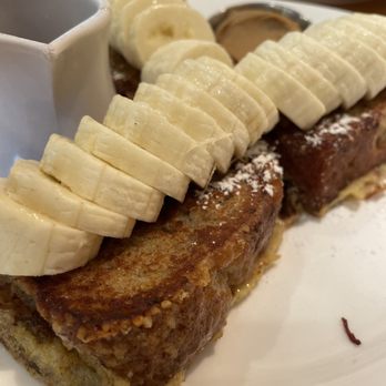 Yolk - South Loop - Banana Nut Bread French Toast - Breakfast & Brunch Near Me - Chicago, Illinois Yolk - South Loop - Banana Nut Bread French Toast - Breakfast & Brunch Near Me - Chicago, Illinois