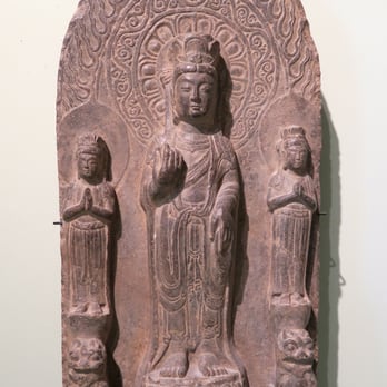 Lowe Art Museum - Bodhisattva and attendants; China, northern Wei dynasty; early 6th century; stone - Art Museums Near Me - Coral Gables, Florida Lowe Art Museum - Bodhisattva and attendants; China, northern Wei dynasty; early 6th century; stone - Art Museums Near Me - Coral Gables, Florida