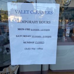 Temporary hours.