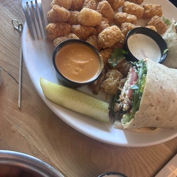 Vintage Brewing Co. Capitol East - CBR Chicken Bacon Ranch Wrap & tots - Beer Bar Near Me - Madison, Wisconsin Vintage Brewing Co. Capitol East - CBR Chicken Bacon Ranch Wrap & tots - Beer Bar Near Me - Madison, Wisconsin