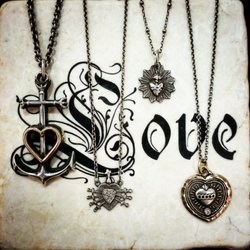 Baxter's Fine Jewelry - Brother Wolf produces replicas of original antique medals in silver and gold. Layer your virtues each piece has meaning!