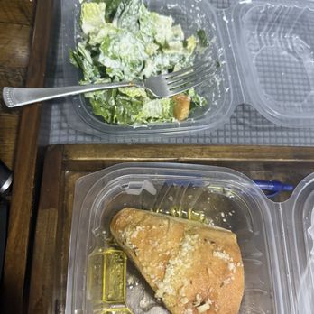 Poppy's Italiano - Garlic bread and Caesar Salad - Italian Near Me - Ponte Vedra Beach, Florida Poppy's Italiano - Garlic bread and Caesar Salad - Italian Near Me - Ponte Vedra Beach, Florida