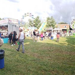 The Italian Feast of Our Lady of Mt. Carmel - A quick view of the midway a few minutes after opening