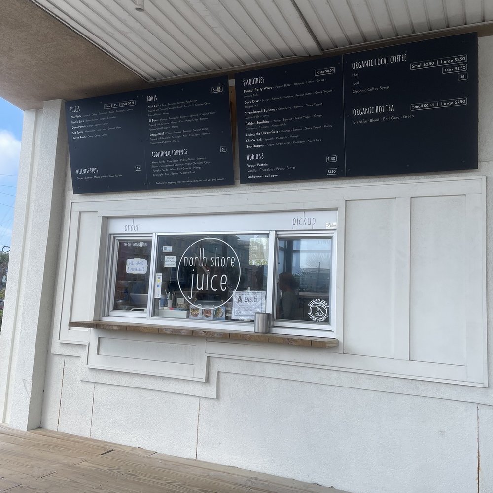 North Shore Juice - Order Area - Acai Bowls Near Me - Surf City, North Carolina