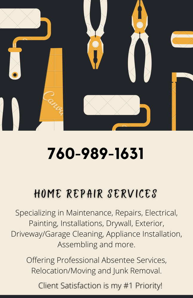 HOME REPAIR SERVICES Request Consultation Palm Desert, California
