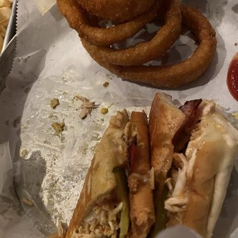 Po-Yo - Cuban sandwich with onion rings - Chicken Shop Near Me - Danbury, Connecticut