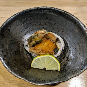 Kakurega Sushi - Albalone was also amazing, make sure to squeeze the lemon over it. - Sushi Bars Near Me - Flushing, New York
