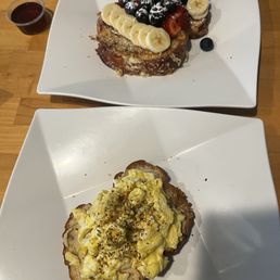 Taliza Special and French Toast with Fruit Taliza Special and French Toast with Fruit