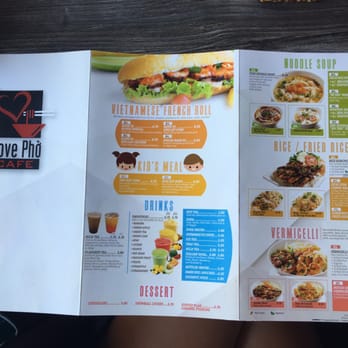 Love Pho Cafe - Menu photos - Vietnamese Near Me - Thousand Oaks, California Love Pho Cafe - Menu photos - Vietnamese Near Me - Thousand Oaks, California