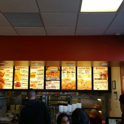 The counter menu