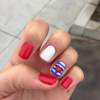 Color Nails - A little patriotic shellac for the 4th of July. - Nail Salons Near Me - Carlsbad, California Color Nails - A little patriotic shellac for the 4th of July. - Nail Salons Near Me - Carlsbad, California