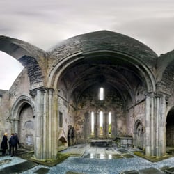 Corcomroe Abbey - 360 Panorama of the interior of Corcomroe Abbey.
