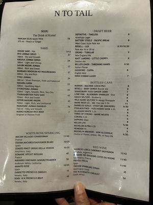 Menu photo 5 N To Tail Portland, ME Menu photo 5 N To Tail Portland, ME