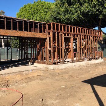 Gas Demolition - the back of a house being built - General Contractors Near Me - Los Angeles, California