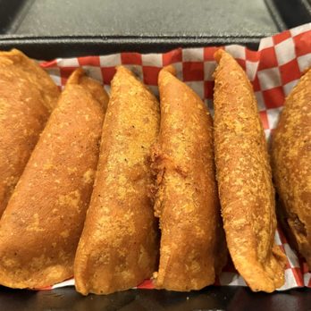 Red Rice - Empanadas (2 orders). These are nothing like authentic "empanadas" but greasy deep fried corn chip shells w/ mostly rice filling. 1/5. - Barbeque Near Me - Las Vegas, Nevada